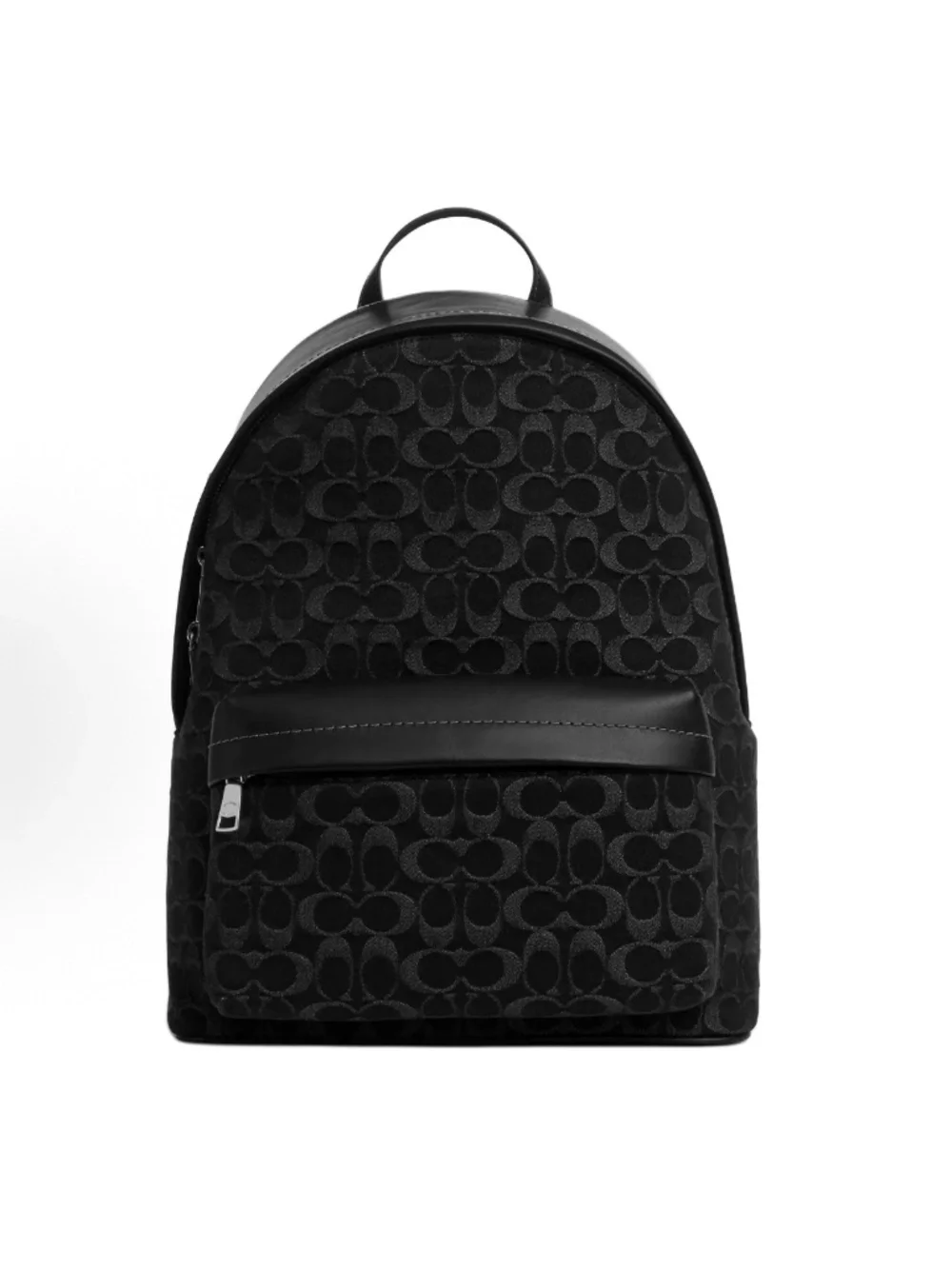 NWT Coach Taylor Backpack in Signature Denim Silver/Black CDC49